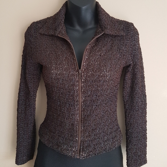 Vintage Jackets & Blazers - ⭐Vintage⭐Lace Brown Jacket